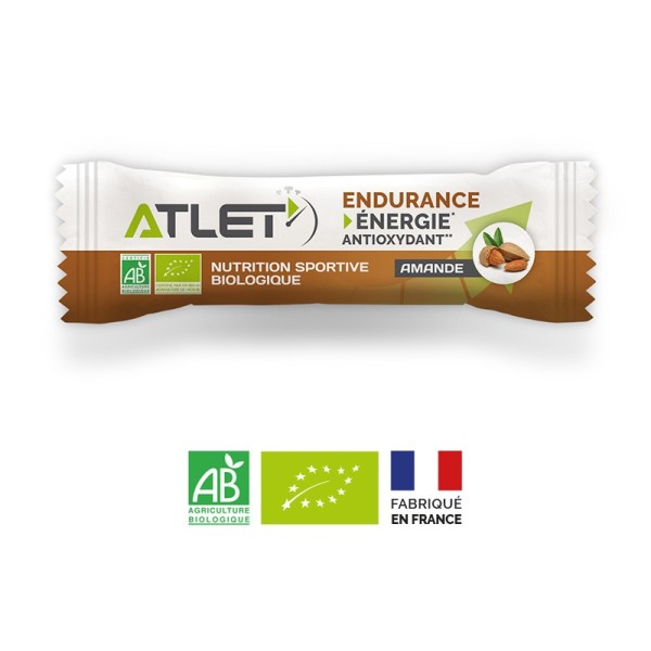 Barre Atlet amande bio 25g