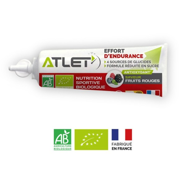 Gel Atlet fruit rouge bio 25g