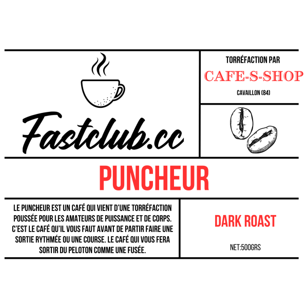 PAQUET CAFE 1KG LE PUNCHEUR...