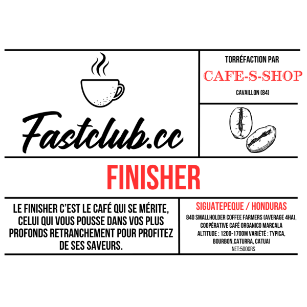 PAQUET CAFE 1 KG FINISHER...
